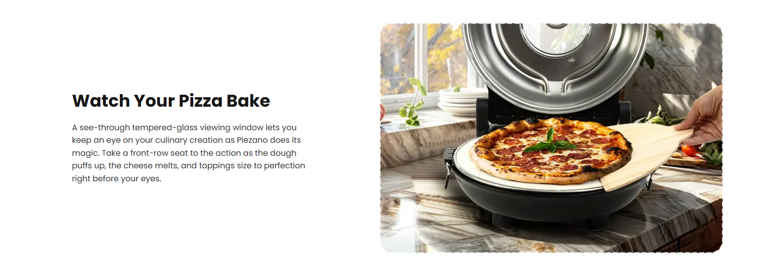Watch Your Pizza Bake